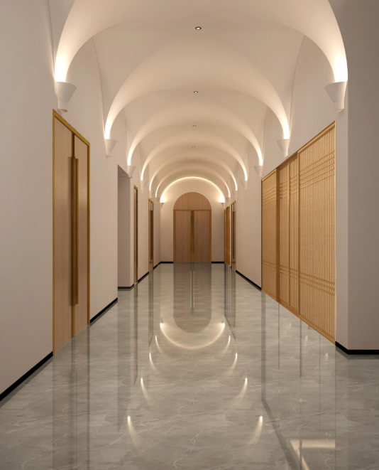 接待及會議區(qū)走廊