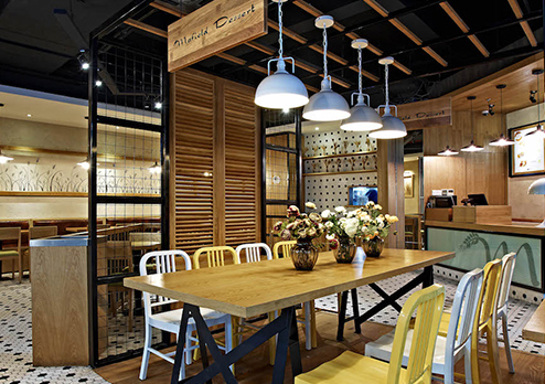 麥甜主題甜品店裝修設(shè)計（實景）